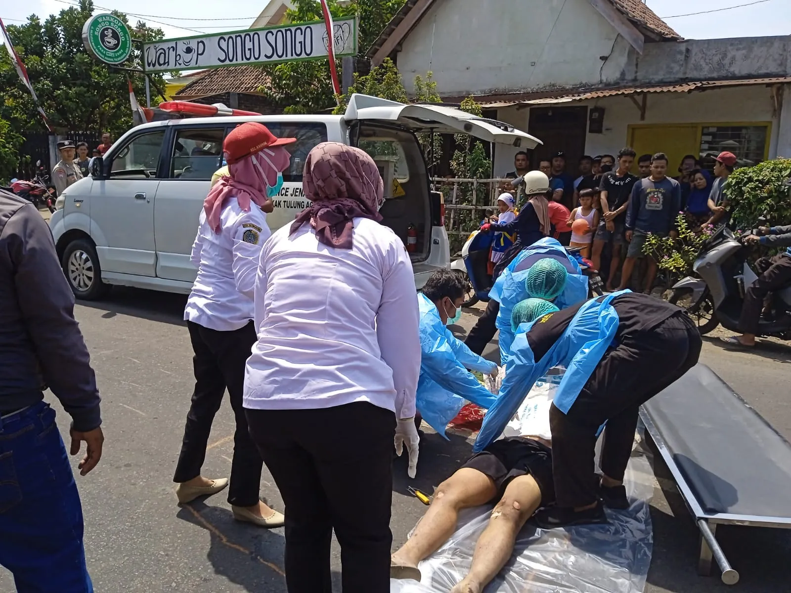 Kecelakaan Maut Menimpa Pelajar di Desa Mojosari Kauman Tulungagung