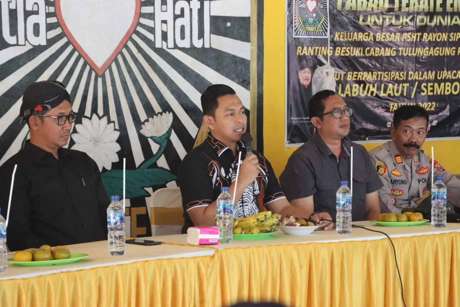 Kapolres Tulungagung Ajak Paguyuban Pencak Silat Untuk Selalu Guyub Rukun Demi Kamtibmas Kondusif
