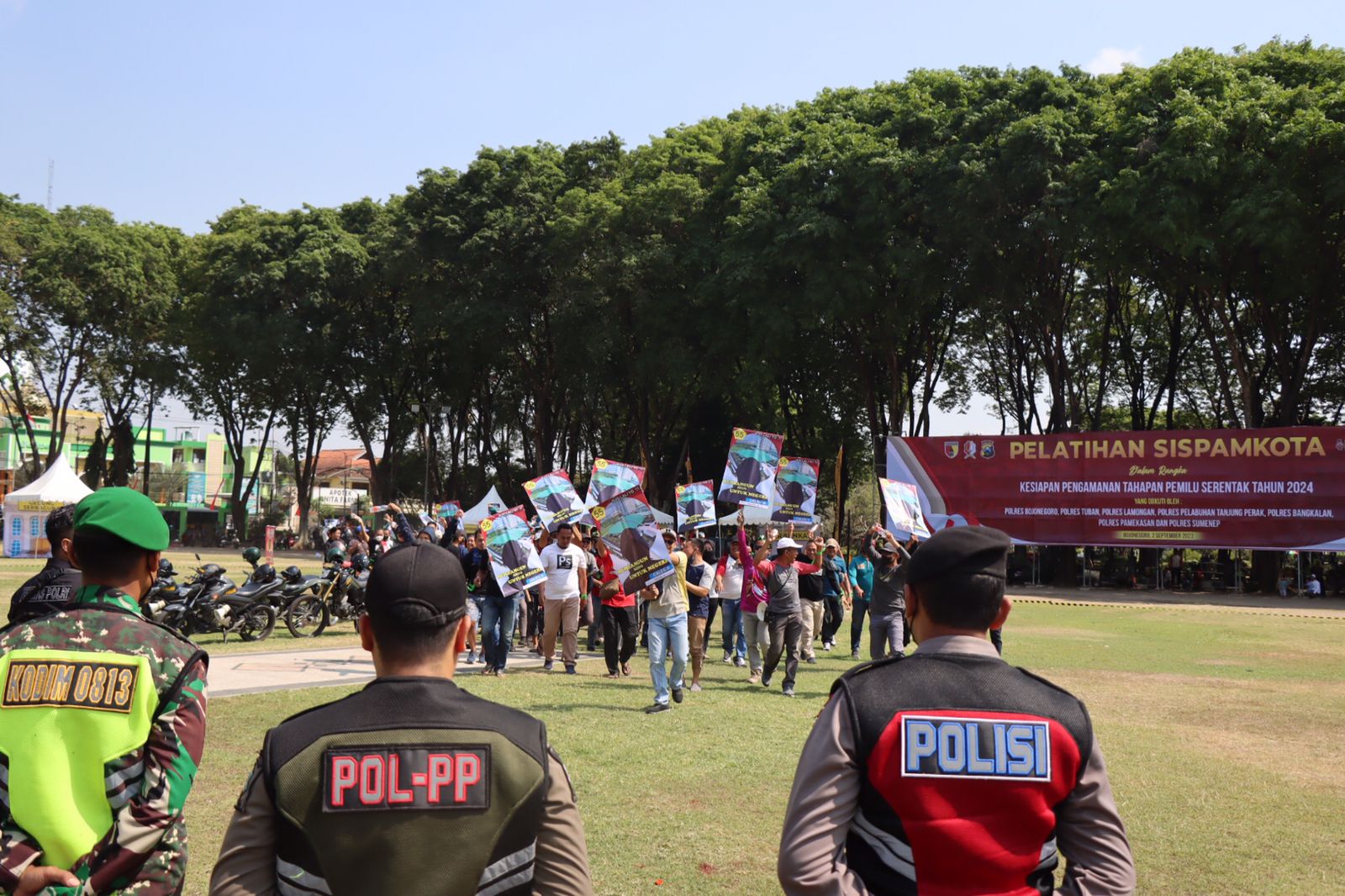 Polres Bojonegoro Gelar Sispamkota Siap Kawal Pemilu 2024