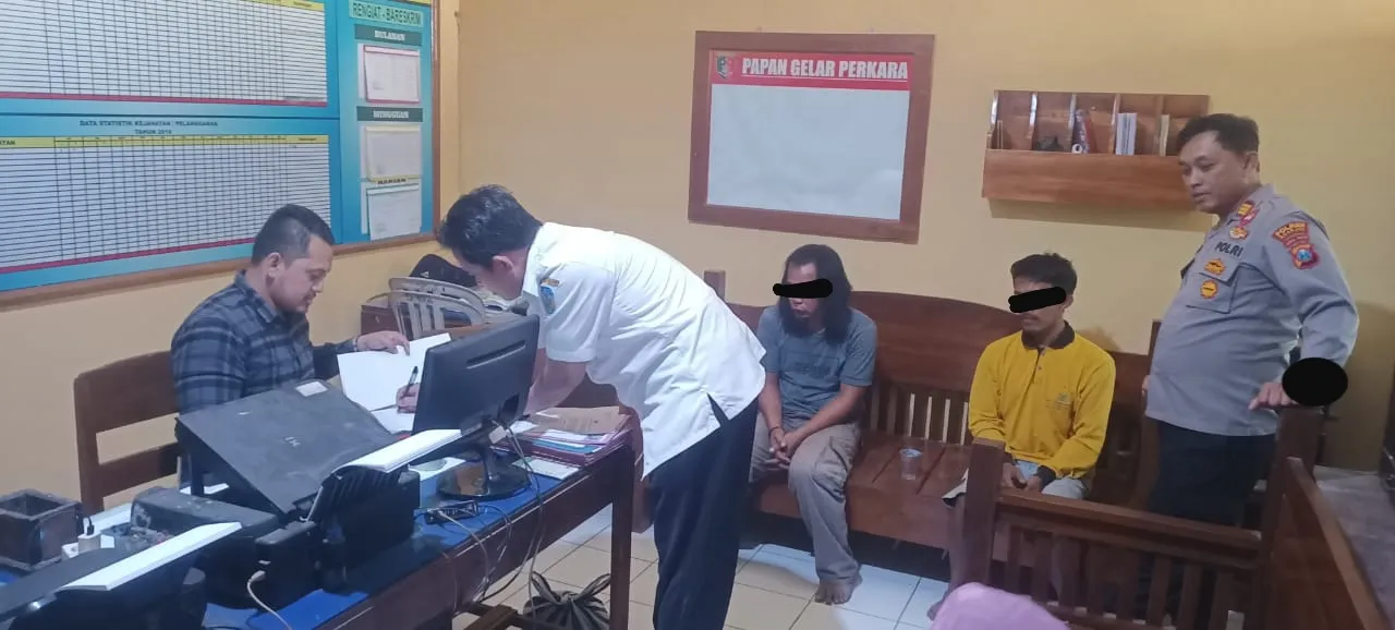 Gerak Cepat Satreskrim Polres Nganjuk Amankan Pelaku Curat di Lengkong Dalam Tempo Kurang Dari 24 Jam