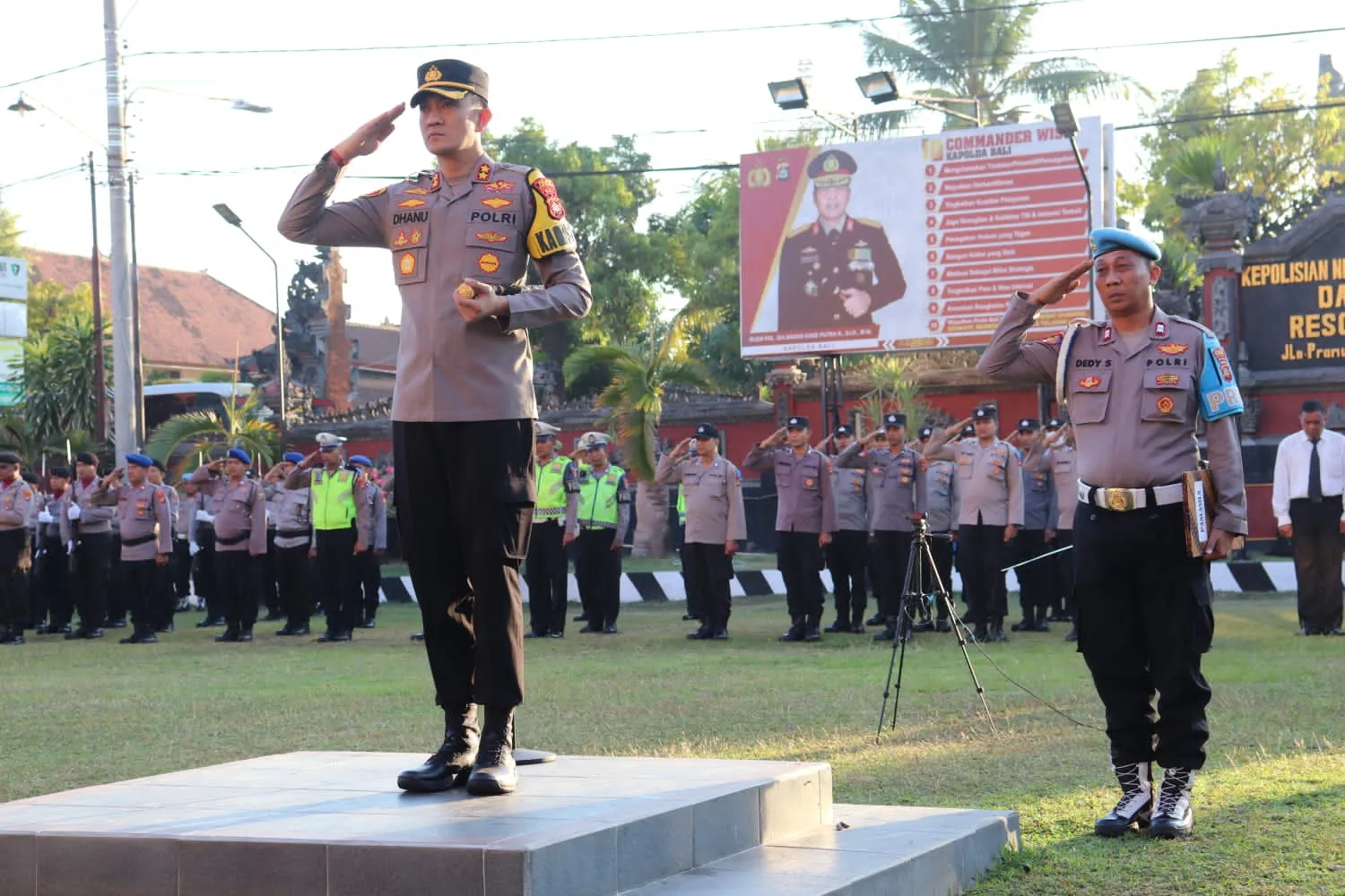 Polres Buleleng Laksanakan Upacara Hari Olahraga Nasional ke - 40