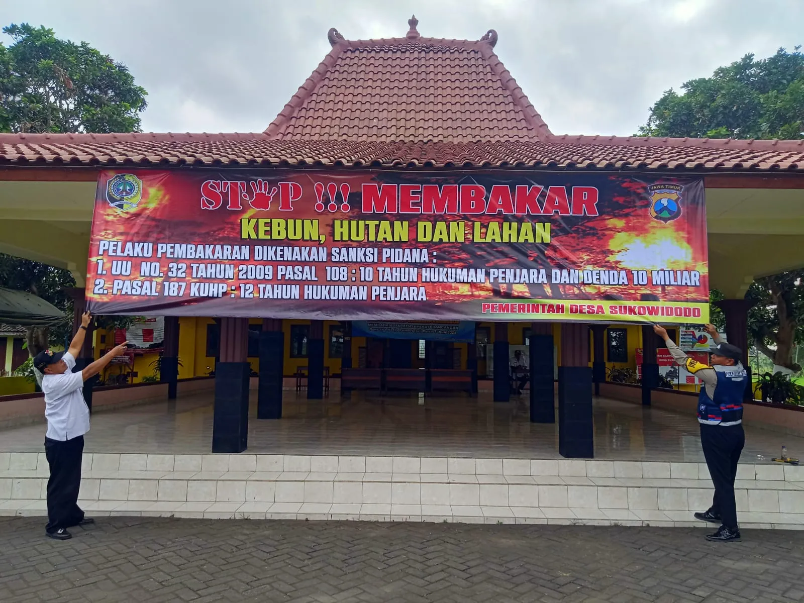 Antisipasi Terjadinya Karhutla, Polsek Karangrejo Sosialisasikan Larangan Membakar Hutan dan Lahan