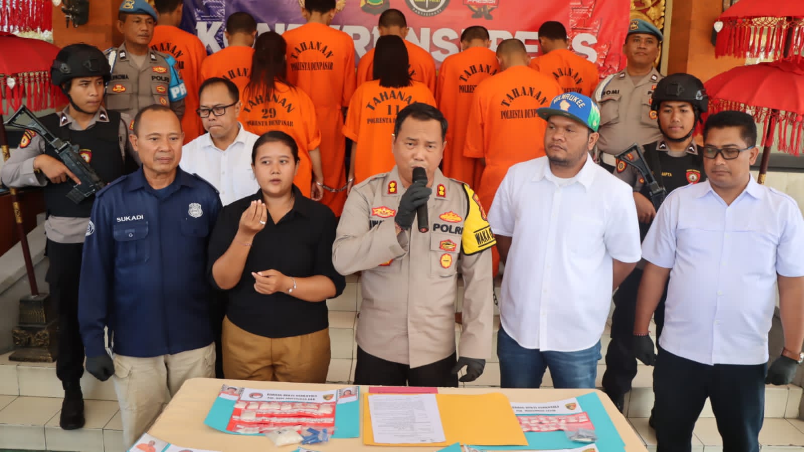 Polresta Denpasar Amankan 30 Tersangka Selama Bulan Agustus
