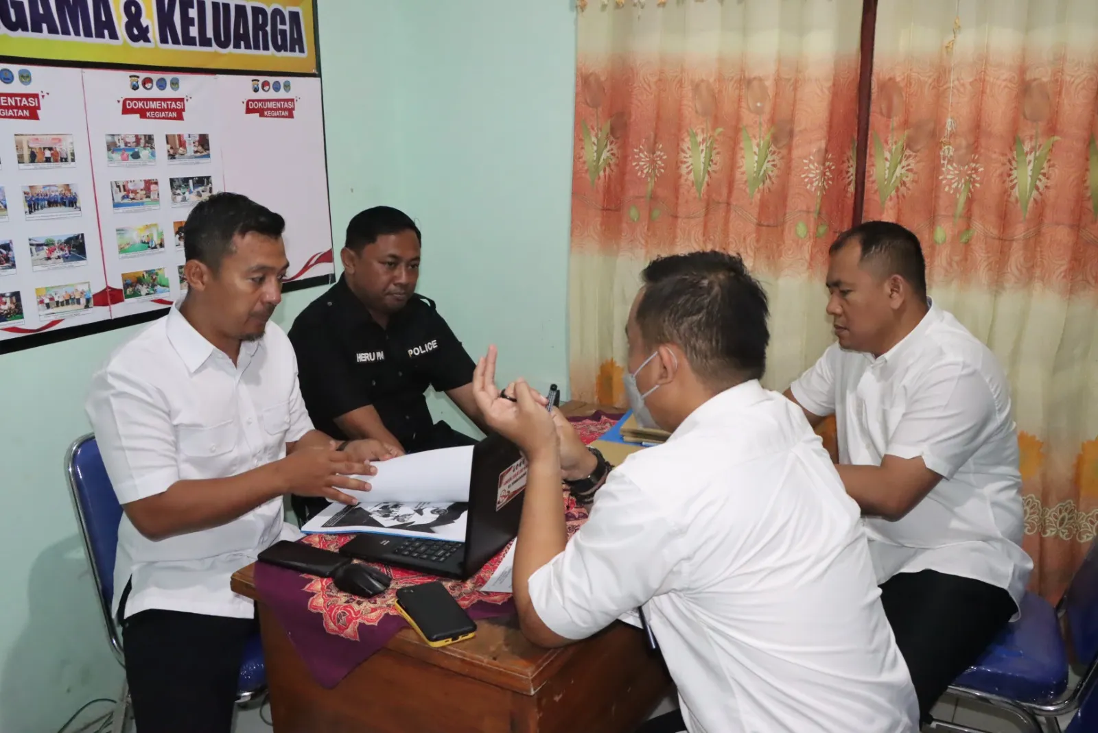 Asistensi Direktorat Narkoba Polda Jatim : Mantapkan Pelaksanaan Kampung Bebas Dari Narkoba Polres Nganjuk
