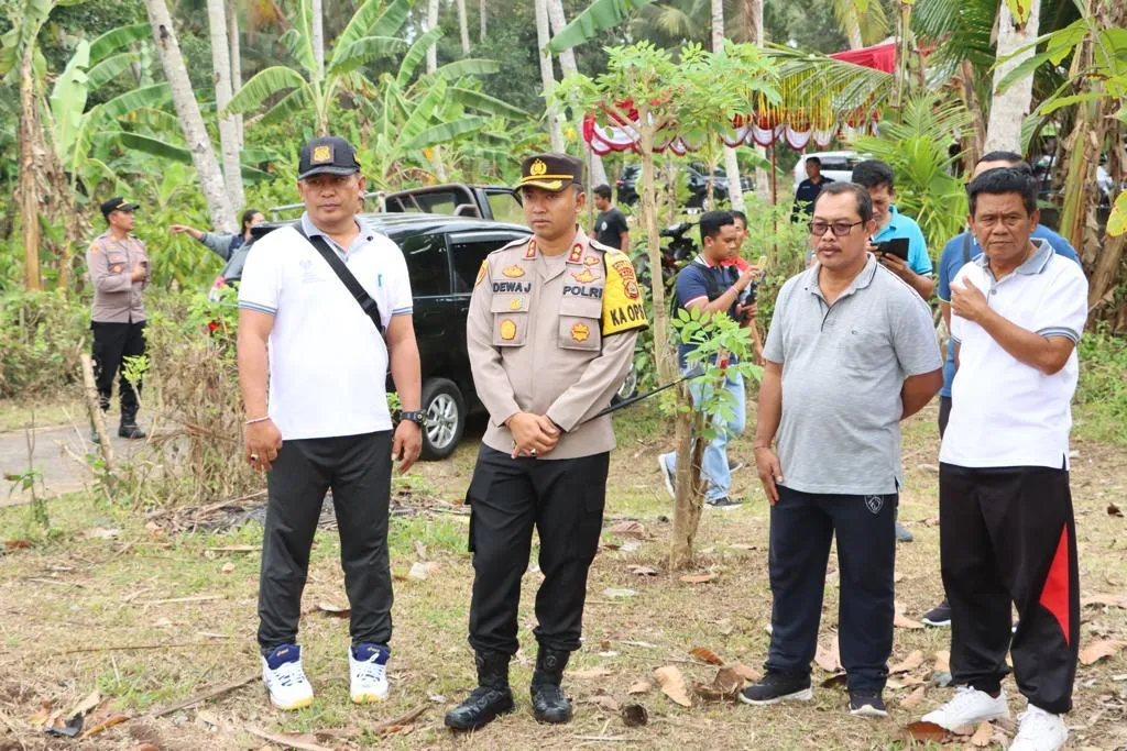 Kapolres Jembrana Lakukan Pengecekan Lokasi Untuk Kegiatan Kunjungan Delegasi Indonesia International Cocoa Conference (IICC)
