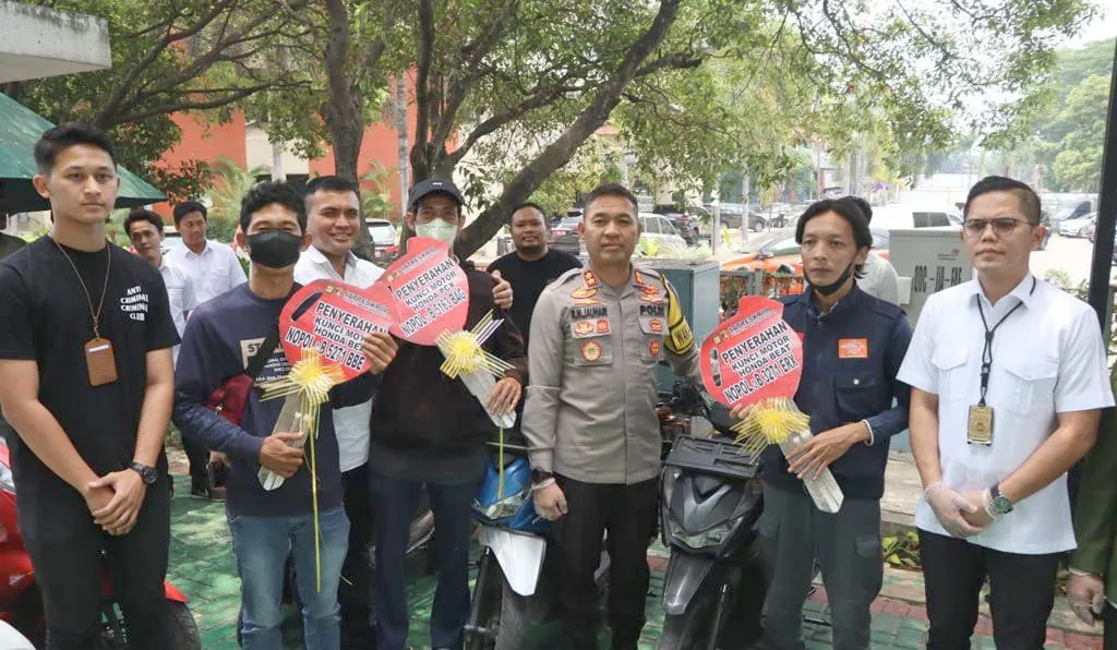 10 Pelaku Curanmor Diringkus Polresta Bandara Soetta Tangerang