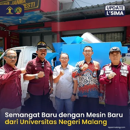 Bantuan Mesin Pengering dan Pencampur Produksi Pakan Ayam, di Lapas Kelas I Malang