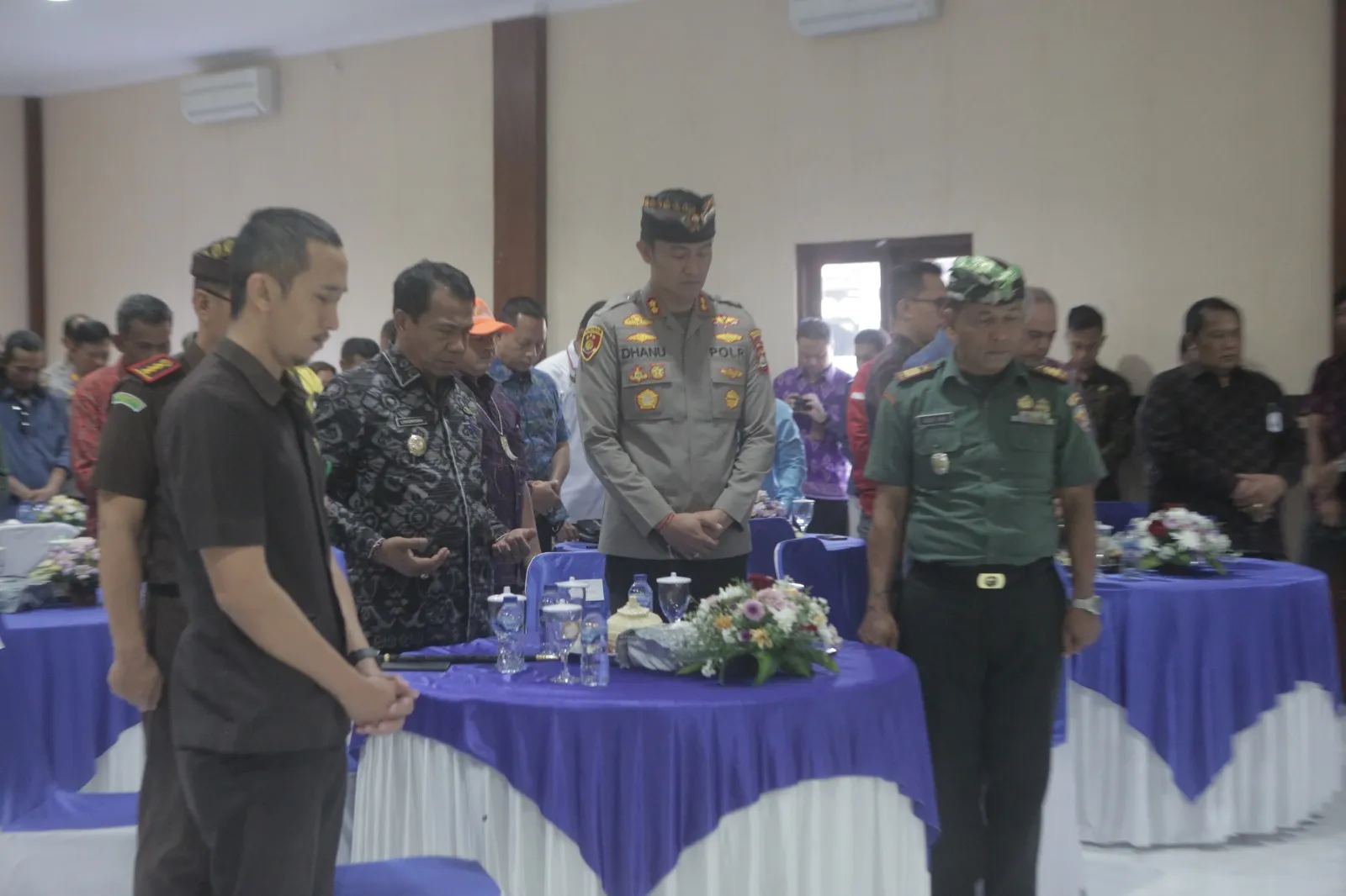 Polres Buleleng, Menggelar Doa Bersama Menjelang Rangkaian Tahapan Pemilu 2024