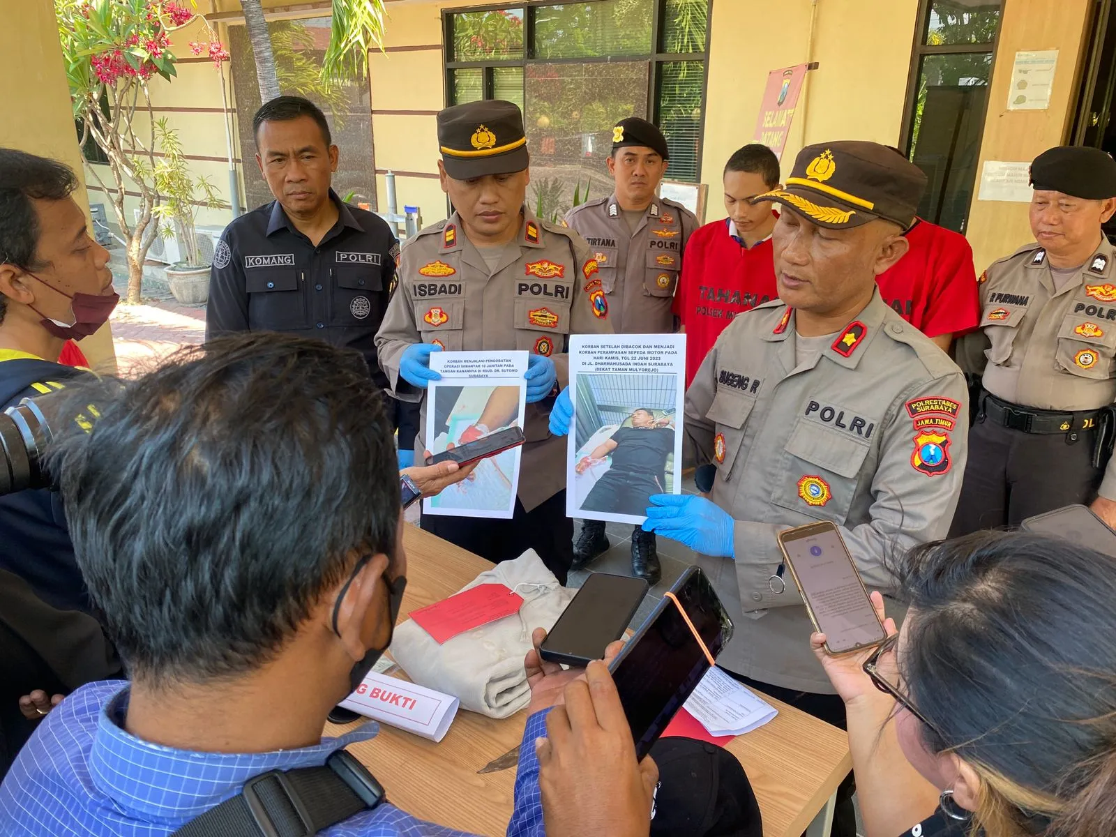 Polisi Berhasil Amankan Tersangka Begal Yang Lukai Korban di Dharma Husada Surabaya
