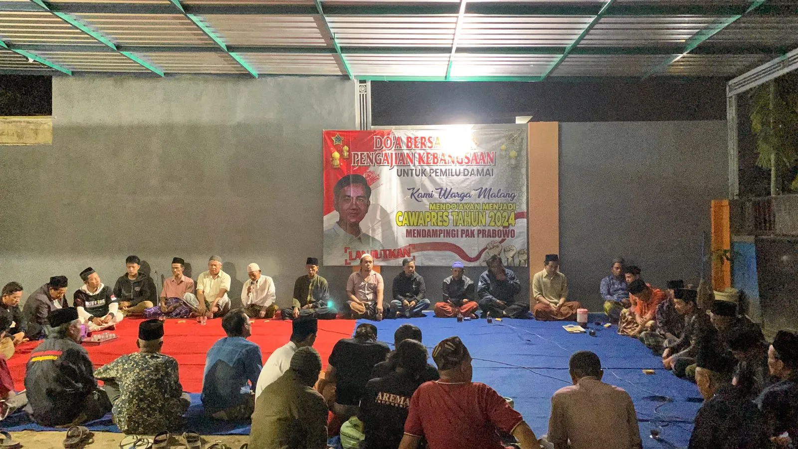 Doa Bersama Warga Sukorejo Bululawang Untuk Pemilu Damai 2024