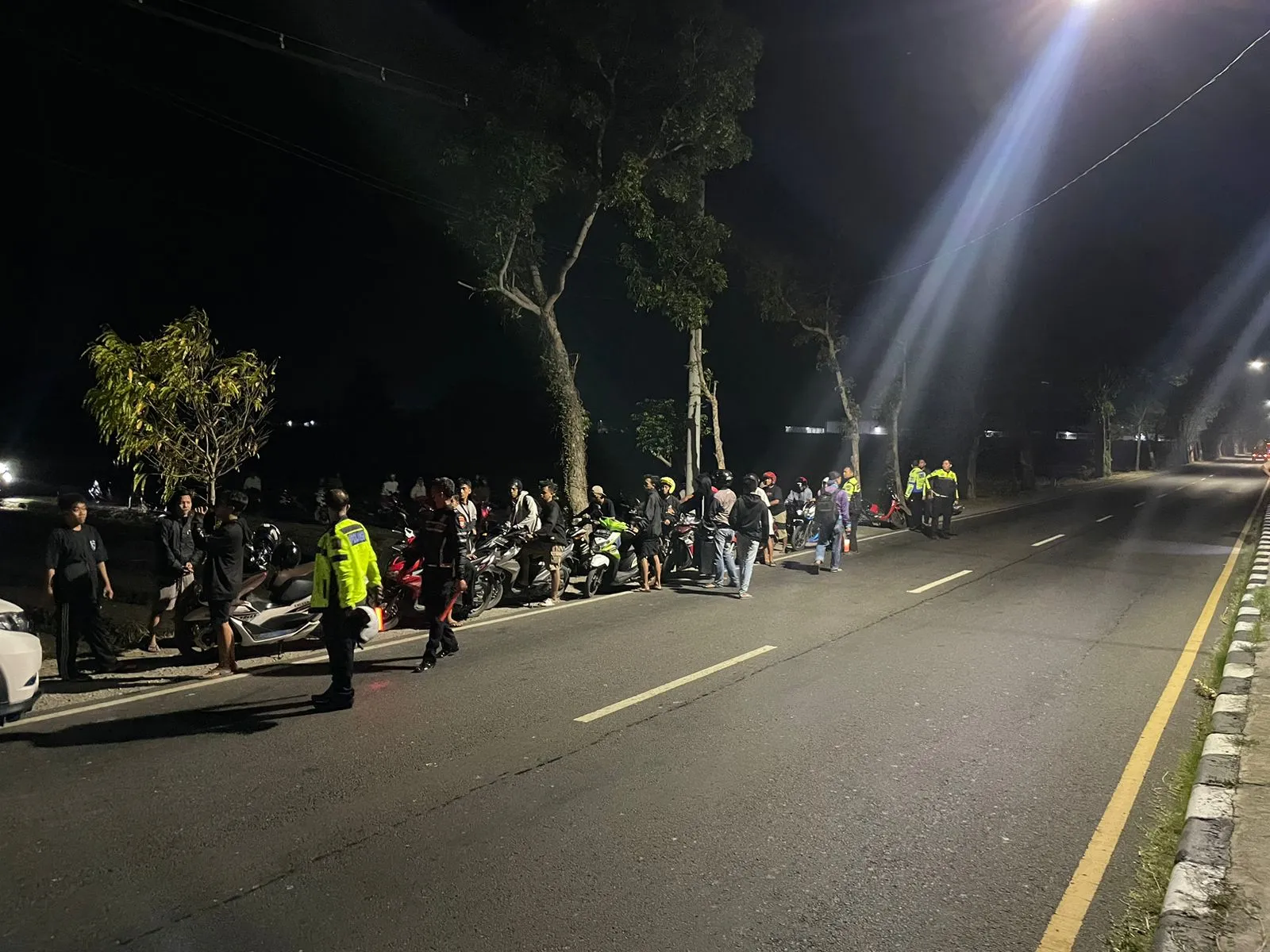 Polres Nganjuk Mengamankan 69 Motor Dalam Antisipasi Balap Liar dan Upaya Cipta Kondisi