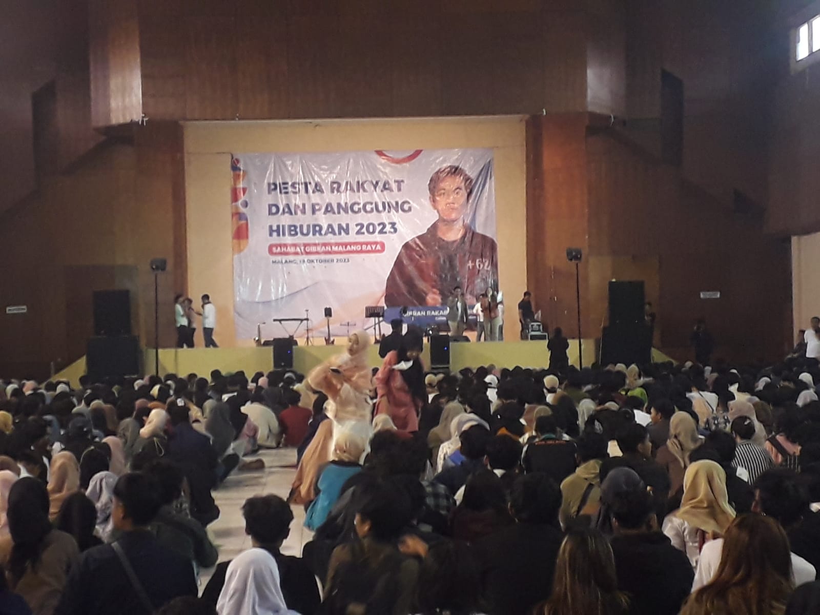 Ribuan Mahasiswa dan Pemuda di Malang, Deklarasi Dukung Gibran Maju Pilpres 2024