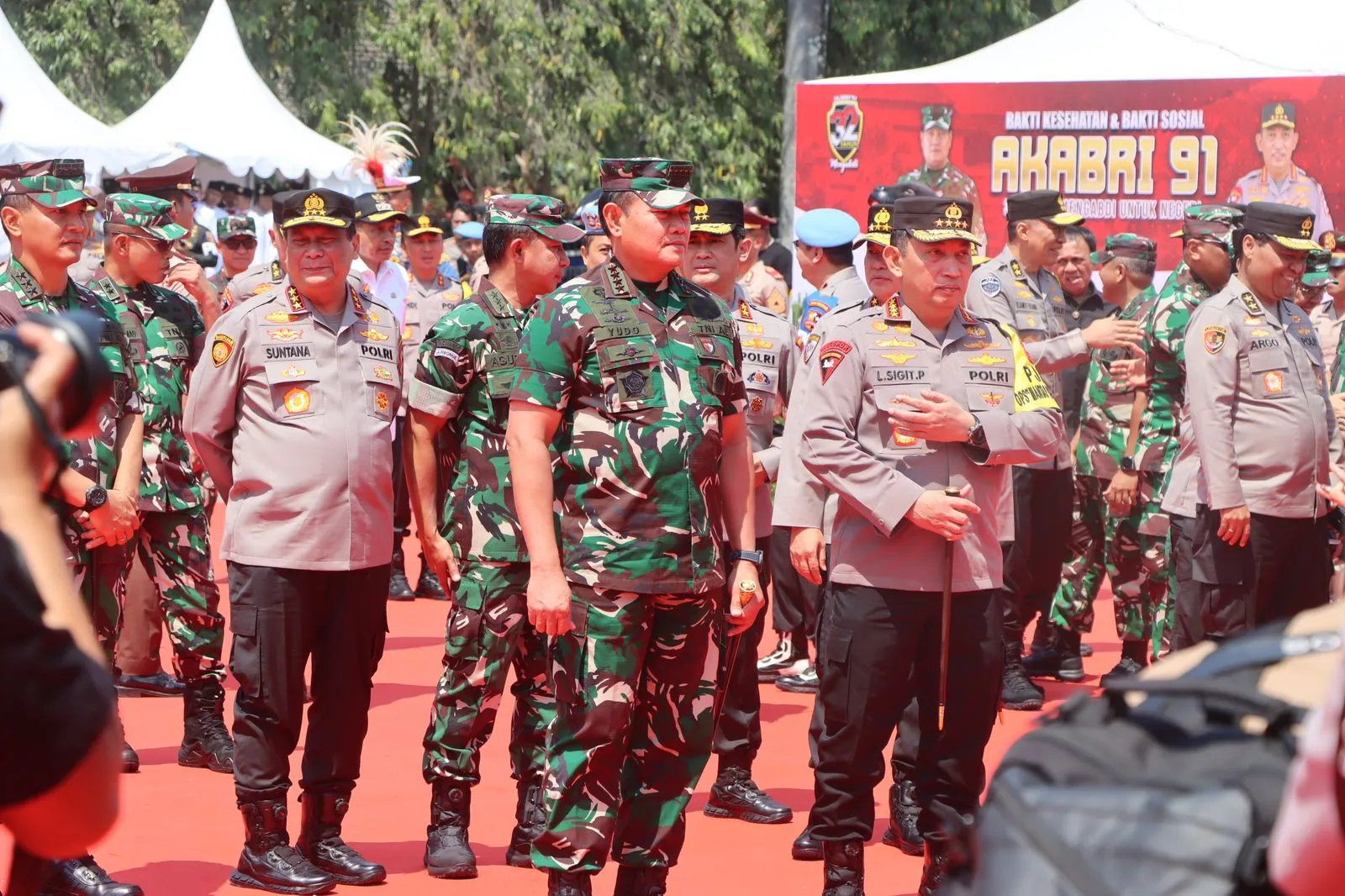 Polres Pasuruan Kota Ikut Serta Dalam Kegiatan Bakti Kesehatan dan Bakti Sosial Untuk Pengabdian Akabri 91