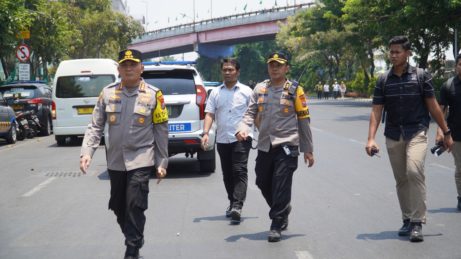 Polrestabes Sukses Amankan Puncak Hari Santri dan Kunjungan Presiden di Surabaya