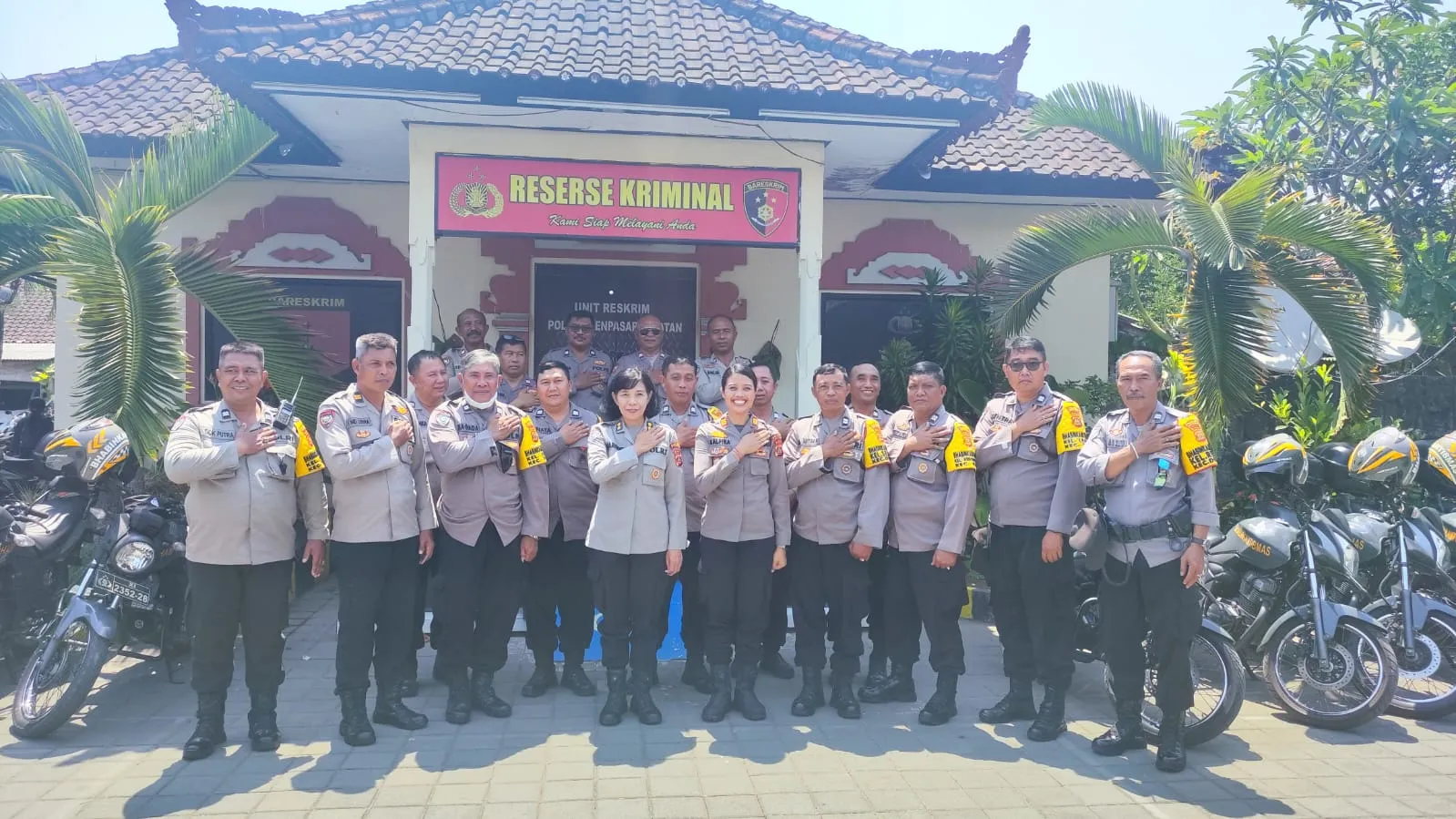 Polsek Densel Nerima Kunjungan Tim Supervisi dan Asistensi Dit Binmas Polda Bali