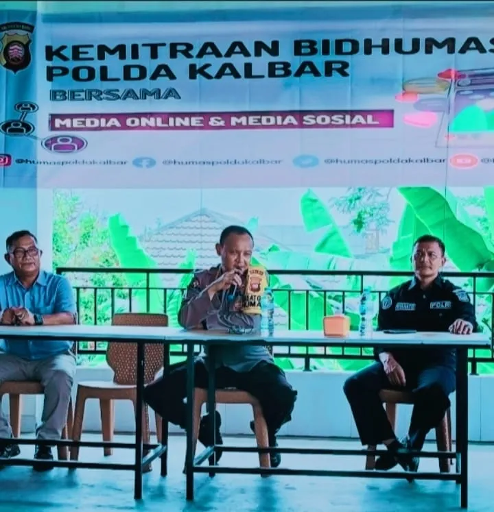 Humas Polda Kalbar Jalin Kemitraan Bersama Media Online dan Media Sosial