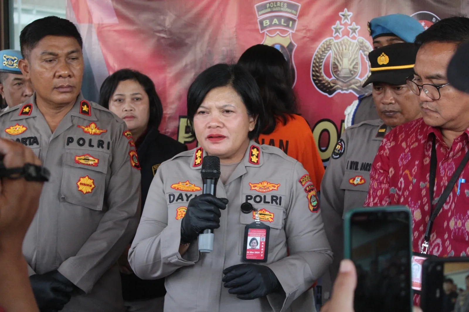 Polres Bandara Ngurah Rai Beber Pengungkapan Kasus Orok Bayi