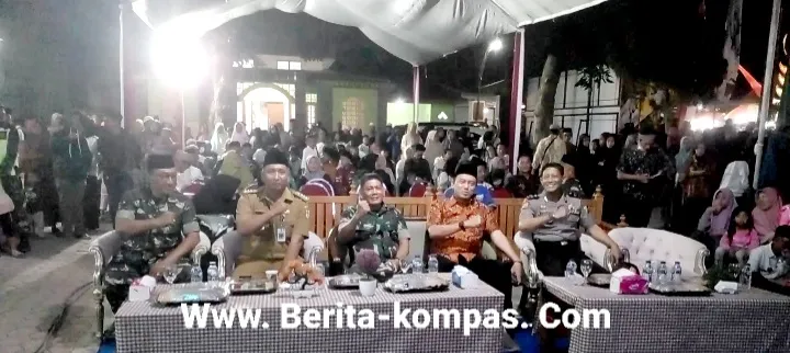 Pecah..! Ribuan Warga Tumpah Ruah di Makoramil 03 Tegalampel Guna Saksikan Malam Puncak HUT TNI ke 78