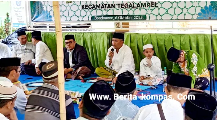 Peringati Maulid Nabi, Camat Tegalampel Ajak Jama'ah Teladani Sifat Rasulullah SAW