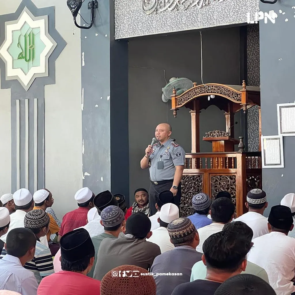 Kalapas Narkotika Kelas IIA Pamekasan Kanwil Kemenkumham Jatim Menyapa WBP