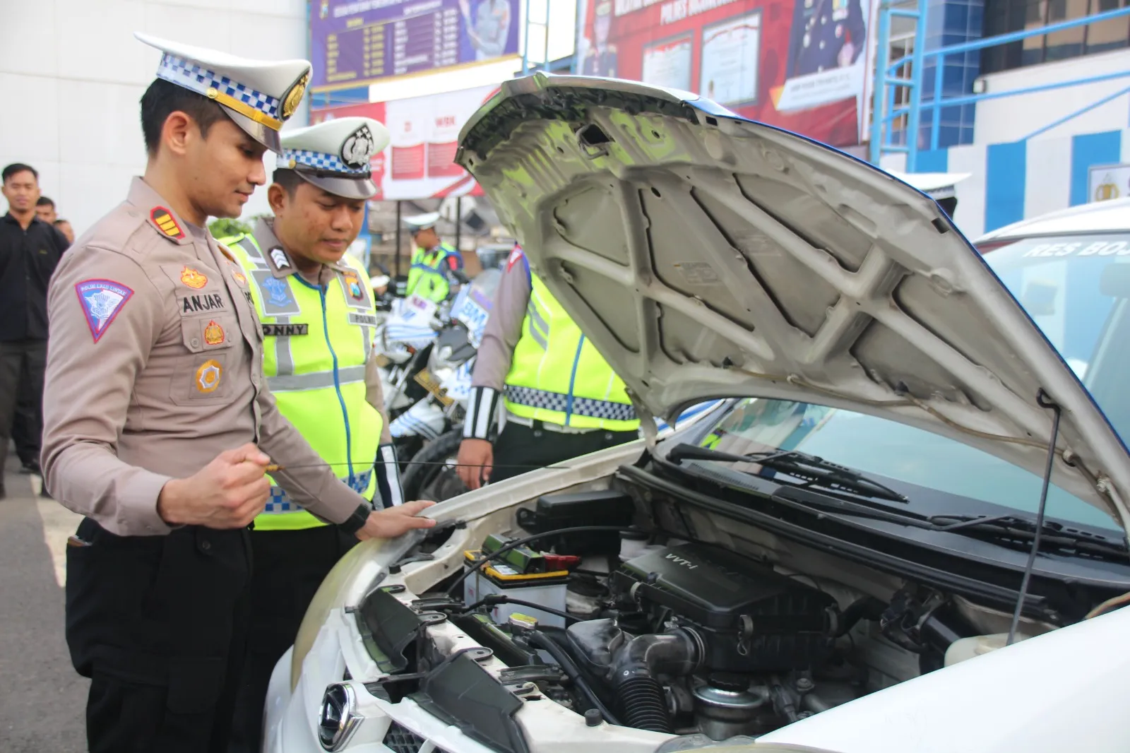 Pastikan Kesiapan OMB Semeru 2023/2024 Polres Bojonegoro Cek Perlengkapan Personel dan Ranmor