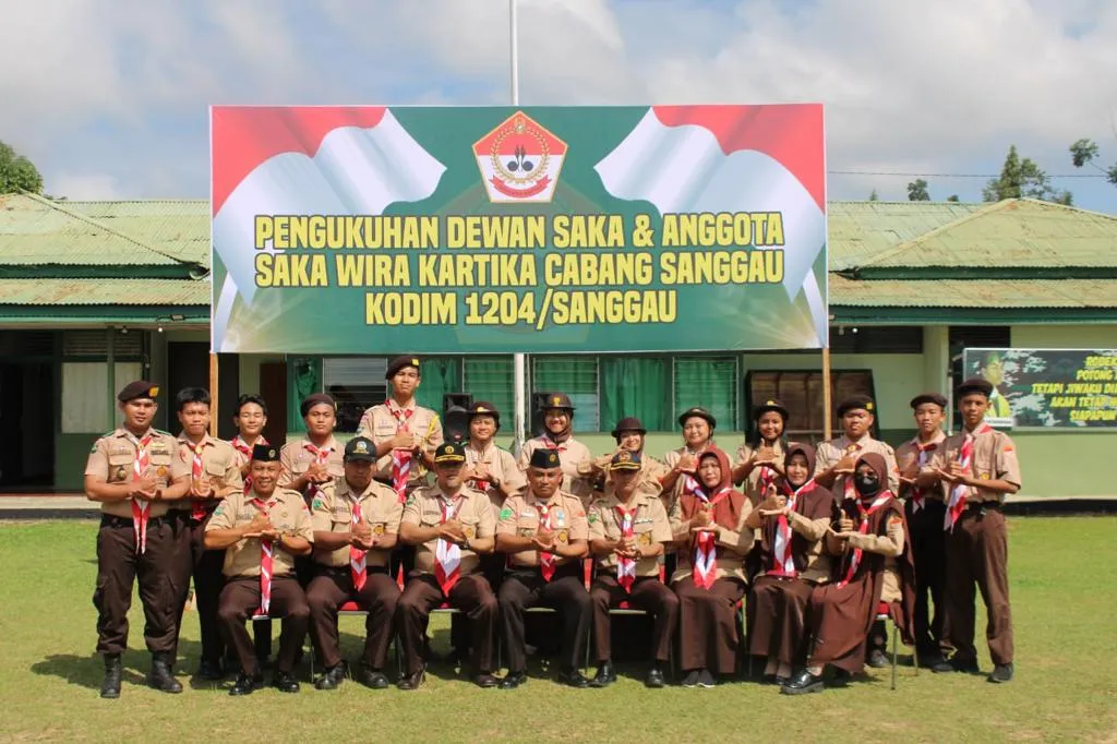 Kodim 1204/Sanggau Buka Kegiatan Persami Saka Wira Kartika
