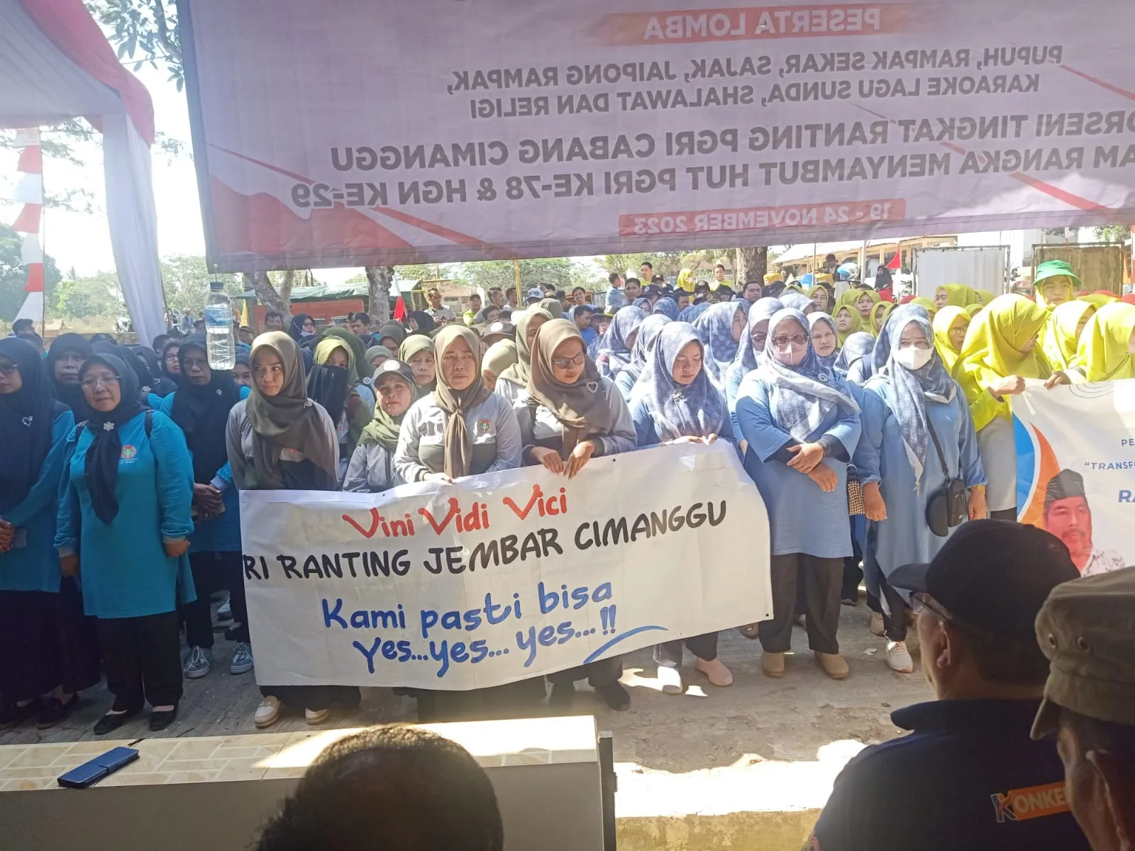 Porseni PGRI di Kecamatan Cimanggu Yang di Lombakan Kearipan Lokal dan Religi