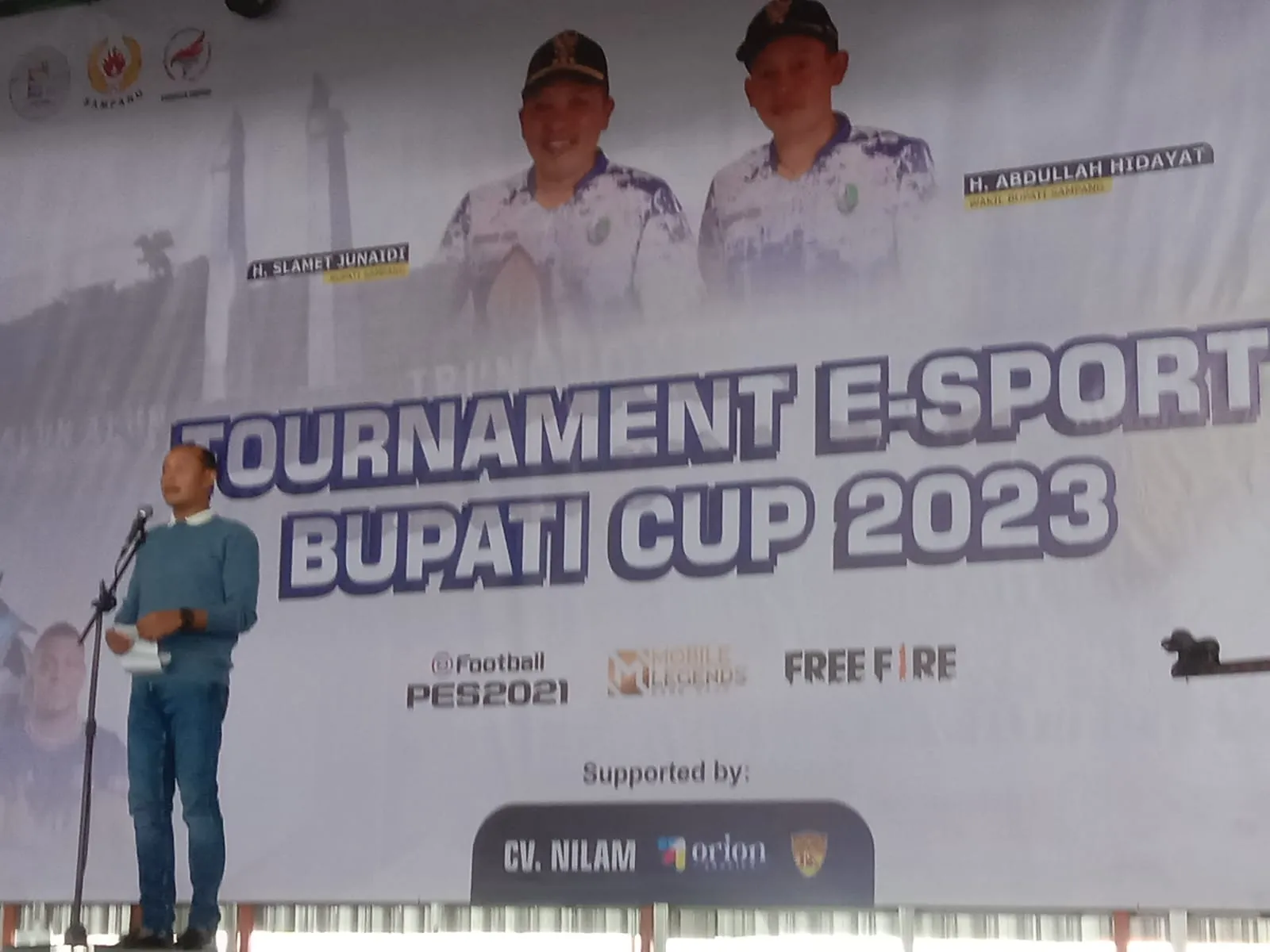 Buka Turnamen E-Sports Bupati Cup 2023, Wabup : Ajang Ini Bisa Mendongkak Minat dan Menjaring Atlet