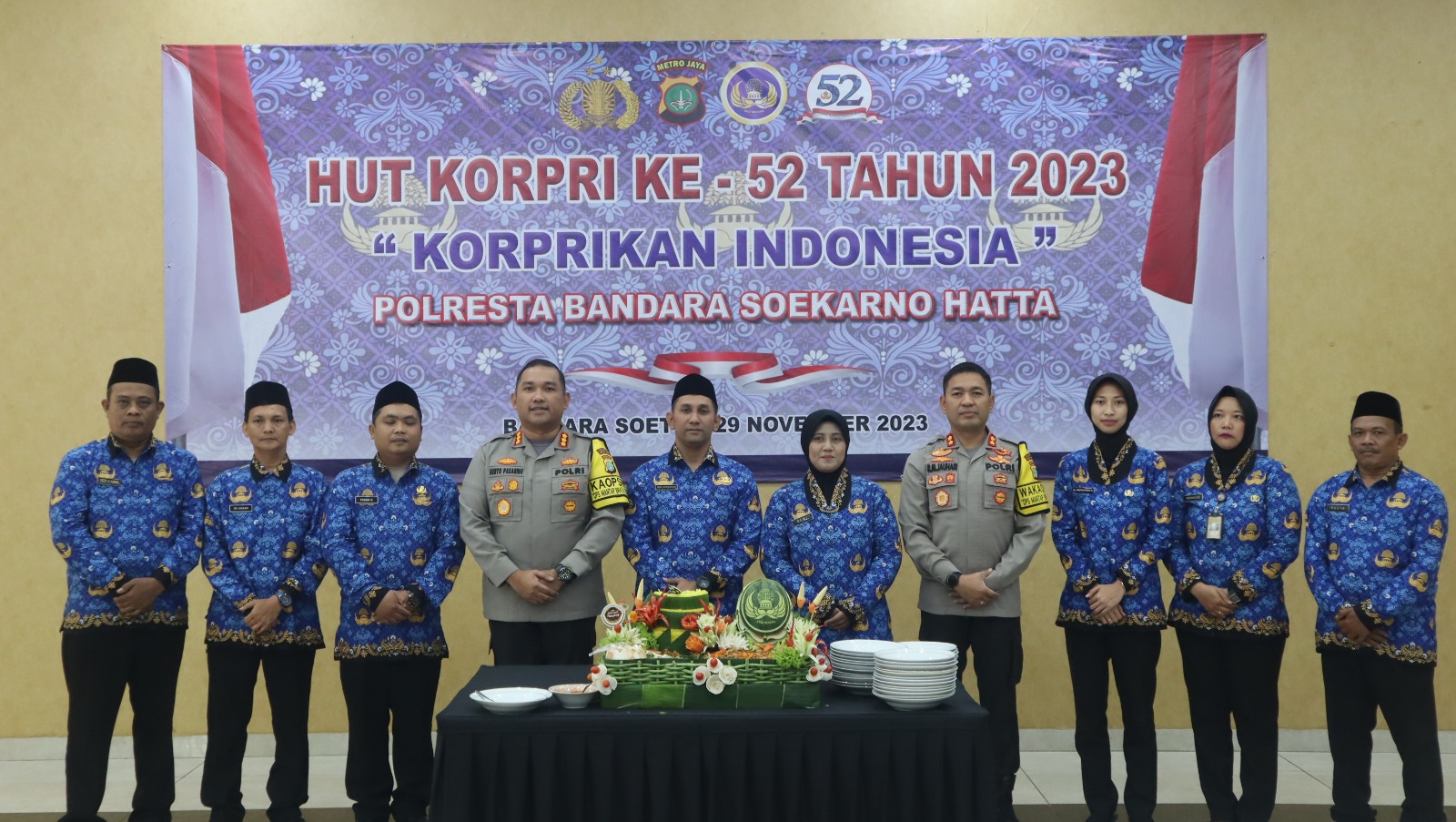 Wakapolresta Bandara Soekarno-Hatta Sampaikan Apresiasi Atas Loyalitas dan Dedikasi Aparatur Sipil Negara (ASN) Polri