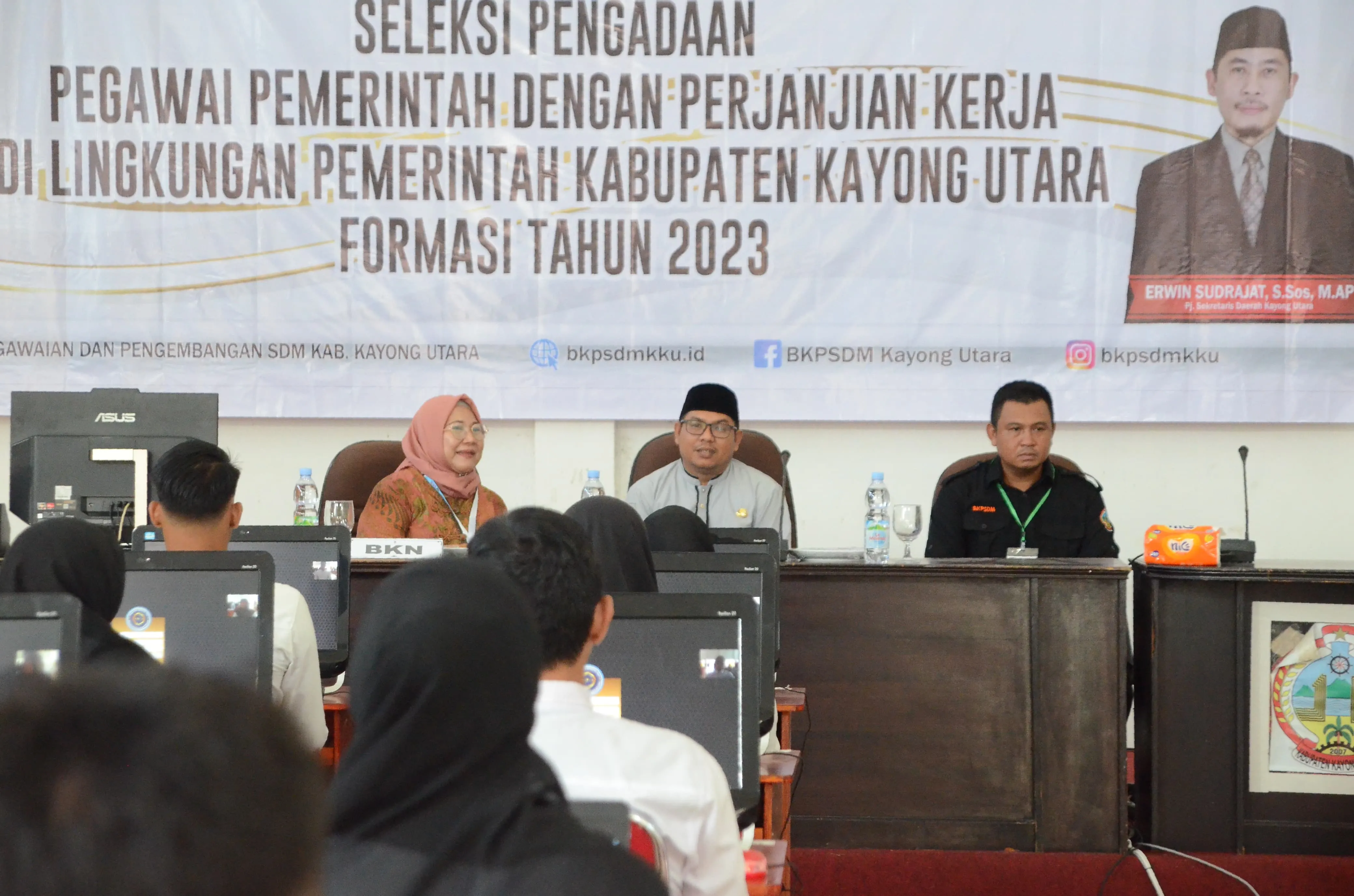 Plt Asisten III Resmi Buka Pelaksanaan Seleksi PPPK Kayong Utara Tahun 2023
