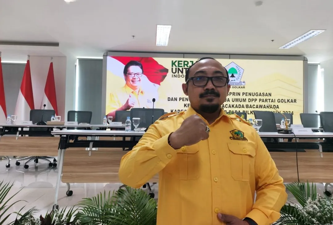 Sam Tito Direstui Ketum DPP Partai Golkar Erlangga Hartanto, Bakal Calon Kepala Daerah Kabupaten Malang 2024