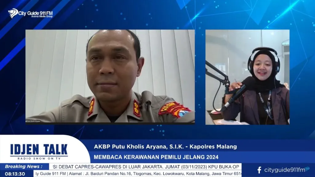 Kapolres Malang Gandeng Media Gelar Dialog Interaktif, Siap Amankan Pemilu 2024