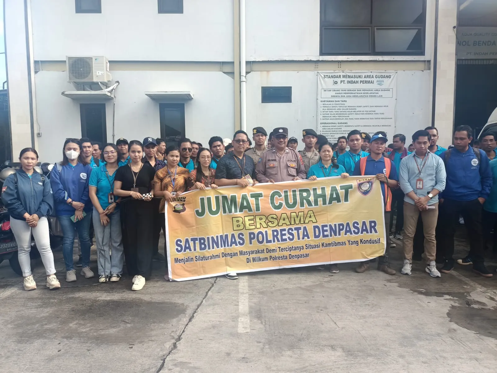 Jumat Curhat Sat Binmas Polresta Denpasar: Masyarakat dan Polisi Saling Berkomunikasi