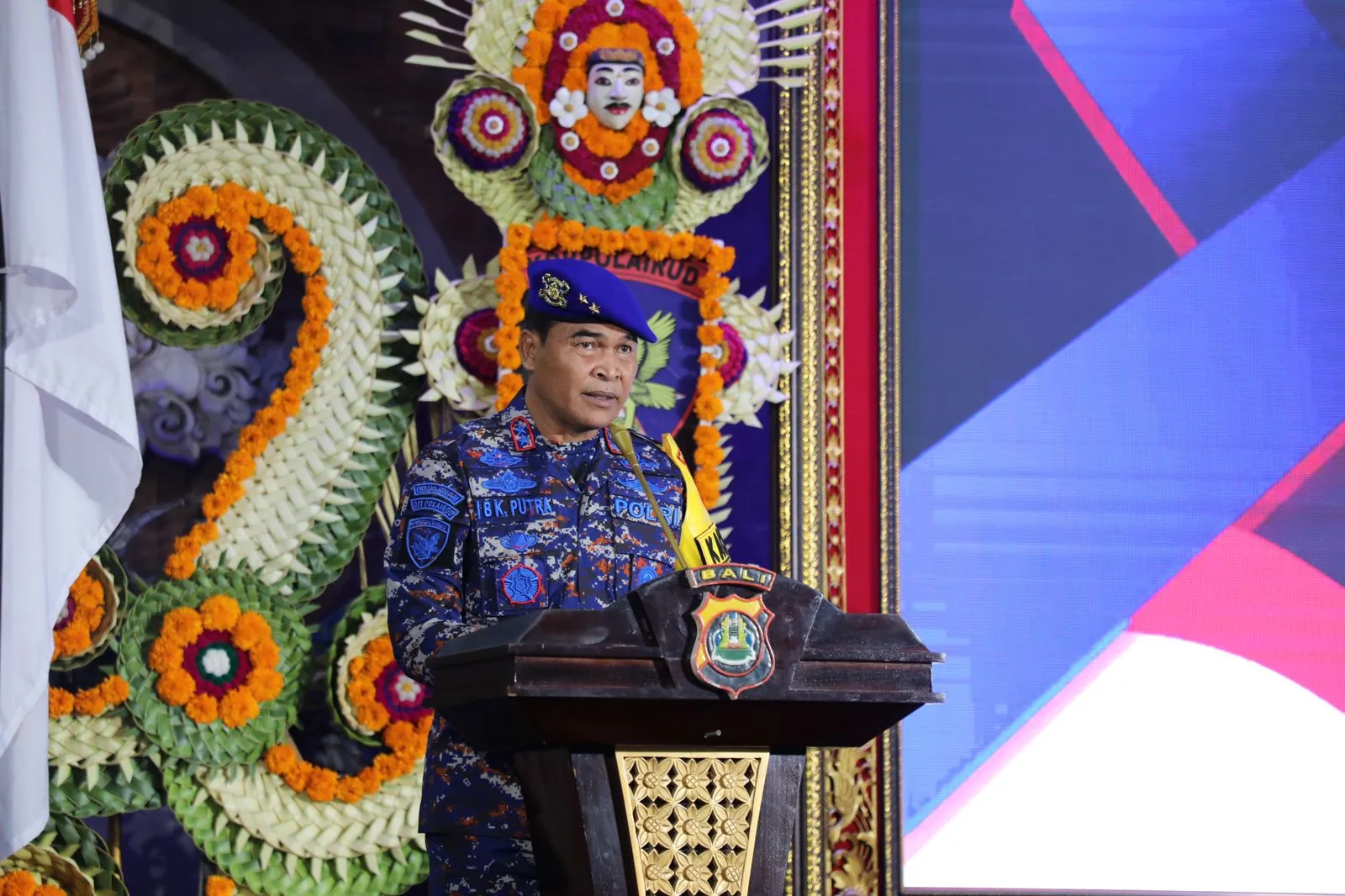 Kapolda Bali Hadiri Syukuran HUT Polairud Polda Bali
