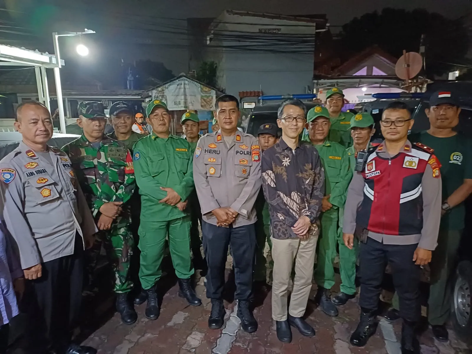 Peresmian Pos Kamling RW 02 Balekambang Kramat Jati Dihadiri Polisi Jepang JICA