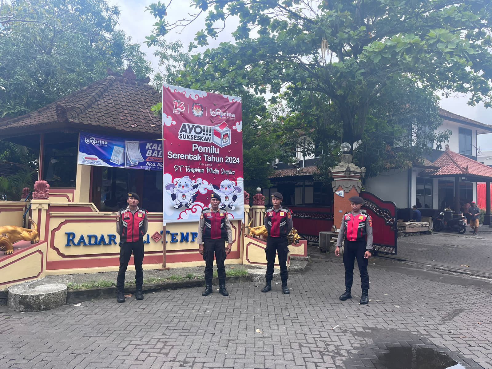 Polda Bali Amankan Gudang Logistik Pemilu