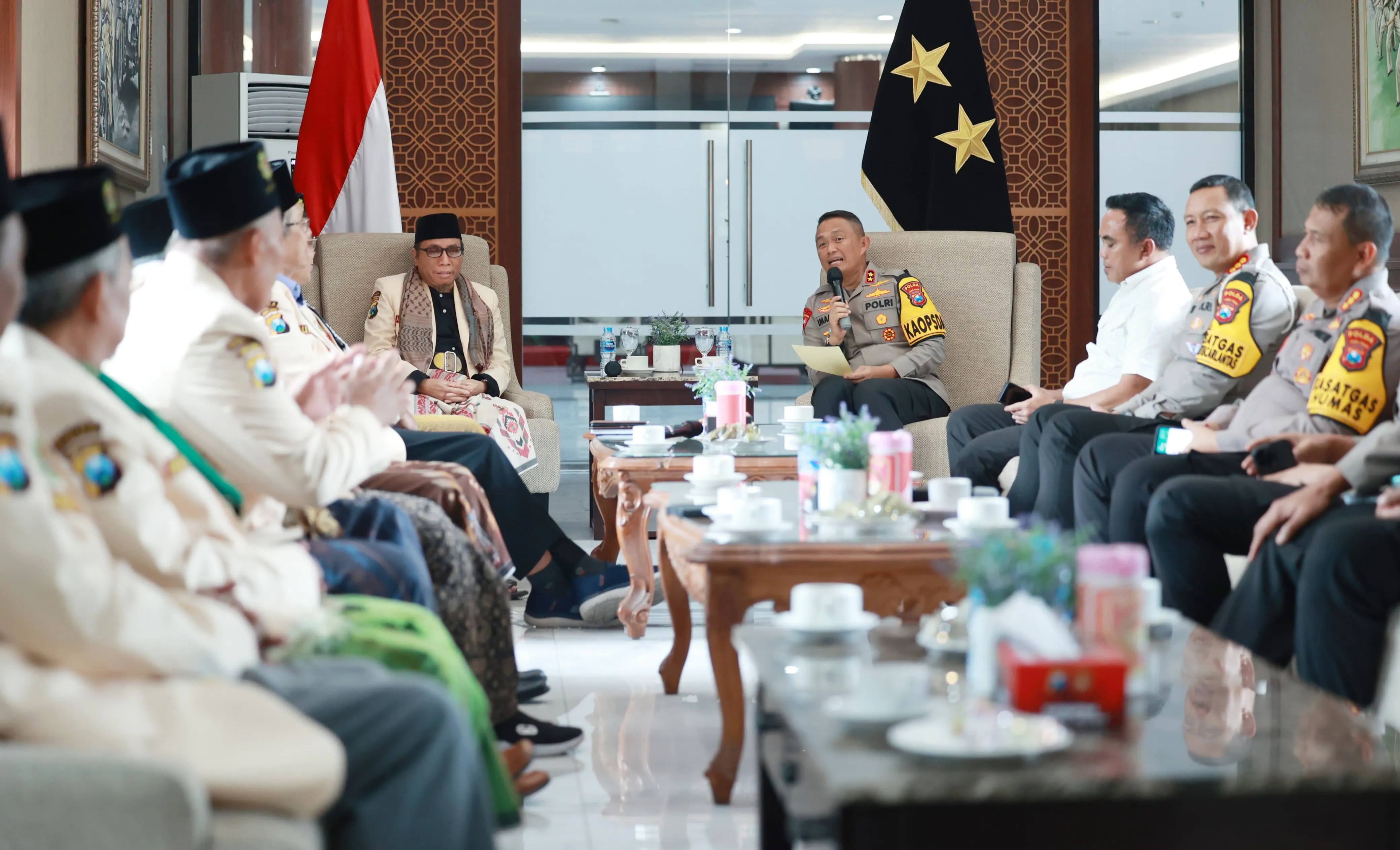 Kolaborasi Polda Jatim Bersama Da'i Kamtibmas Ciptakan Situasi Kamtibmas Yang Aman dan Kondusif