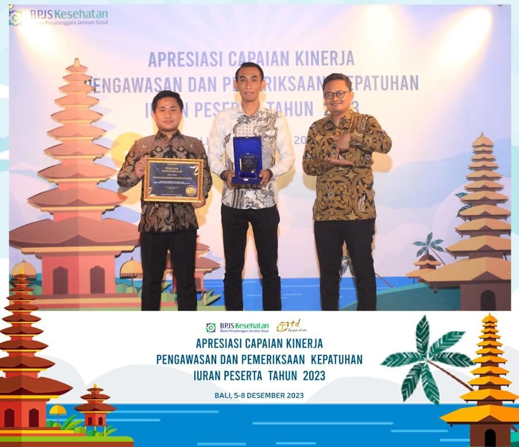 Penghargaan Atas Penanganan Ketidakpatuhan Pembayaran Iuran Pemberi Kerja Dalam Progam Jaminan Kesehatan Nasional (JKN) Tahun 2023
