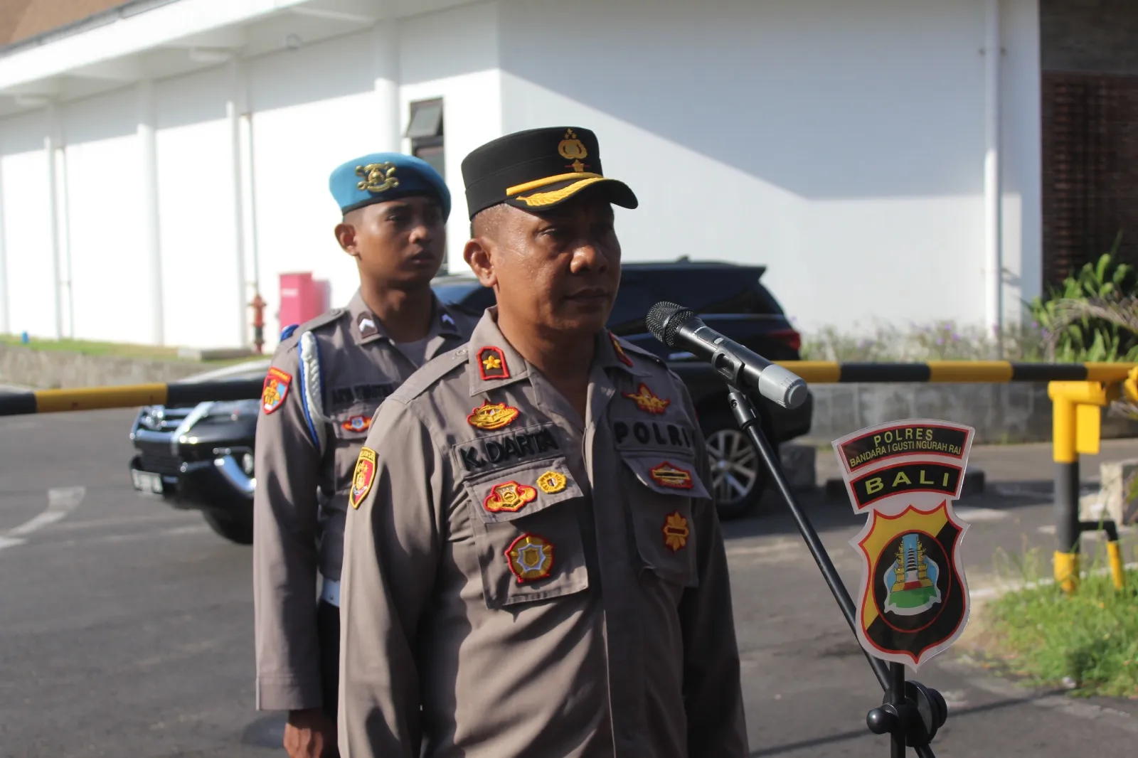 Wakapolres Berikan Arahan Saat Pimpin Apel ke Anggotanya
