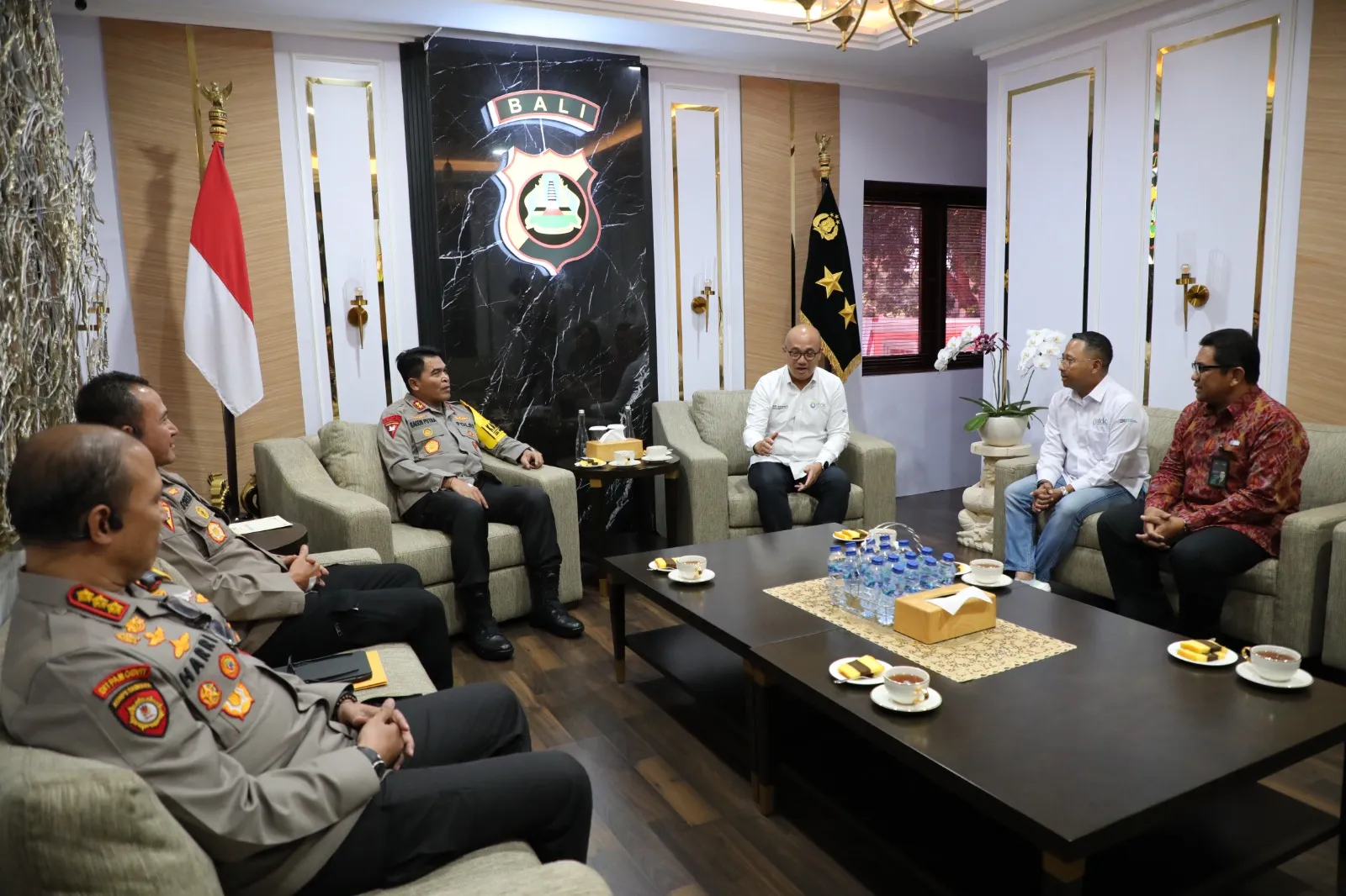 Kapolda Bali Menerima Audensi Jajaran Direksi ITDC