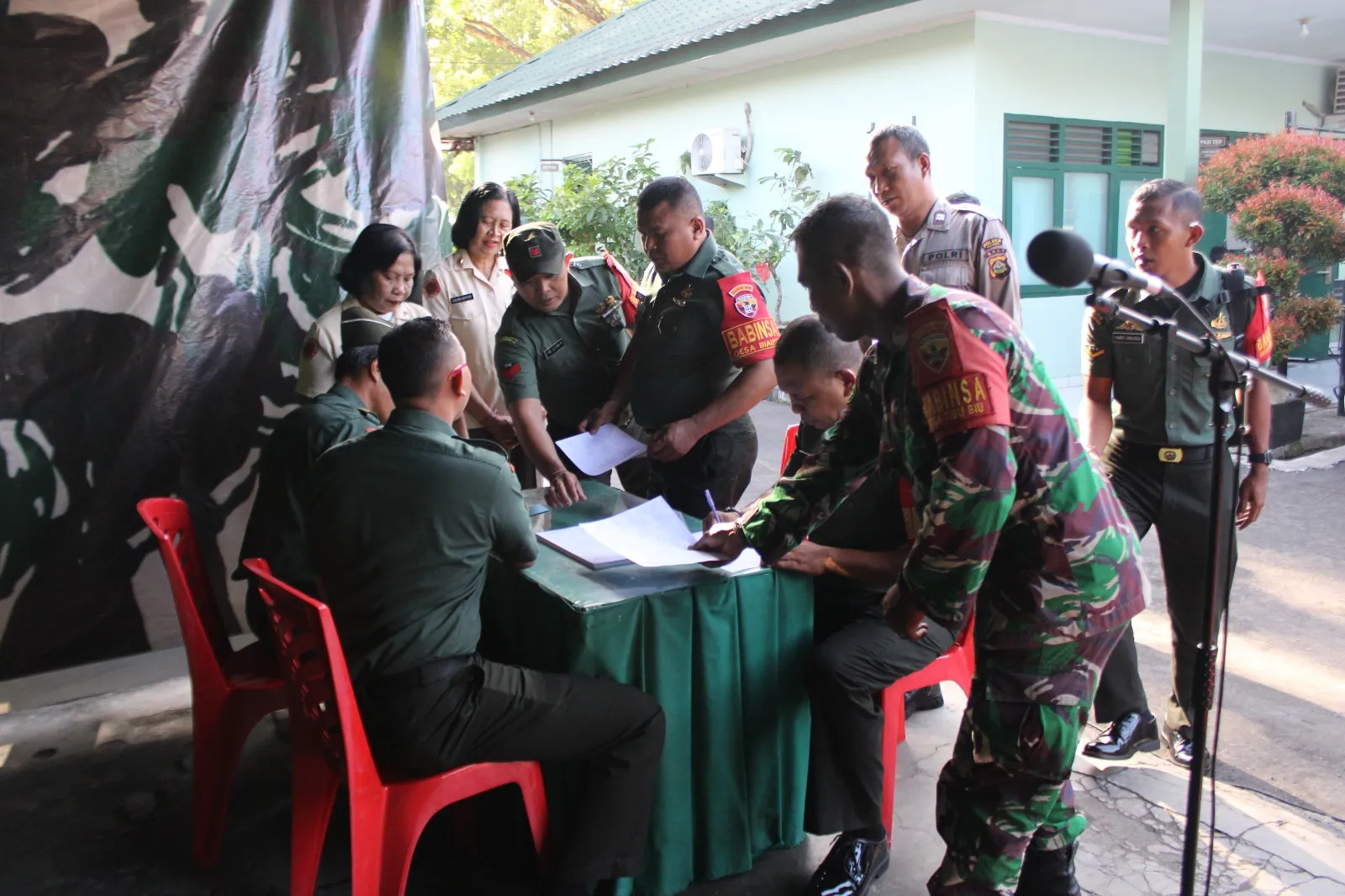 Menyambut Hari Juang Kartika TNI AD ke-78, Kodim Tabanan Gelar Donor Darah Bersama PMI