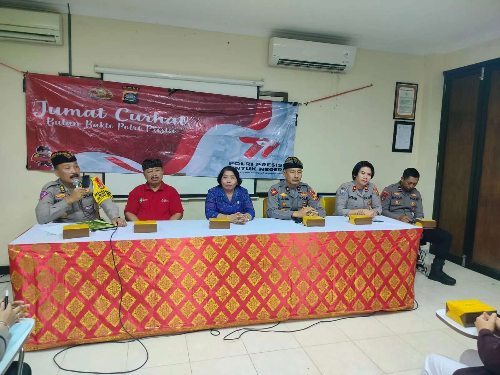 Gelar Jumat Curhat, Polda Bali Dengar Asporasi Mahasiswa STIKES Wiramedika