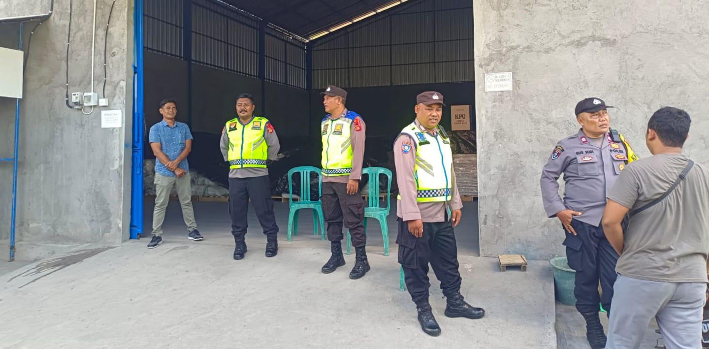 Polres Karangasem Perketat Pengamanan Gudang Logistik