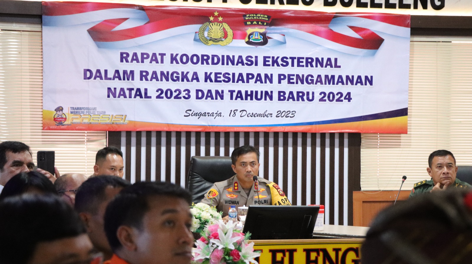 Rapat Koordinasi Eksternal Dalam Rangka Kesiapan Pengamanan Natal 2023 dan Tahun Baru 2024