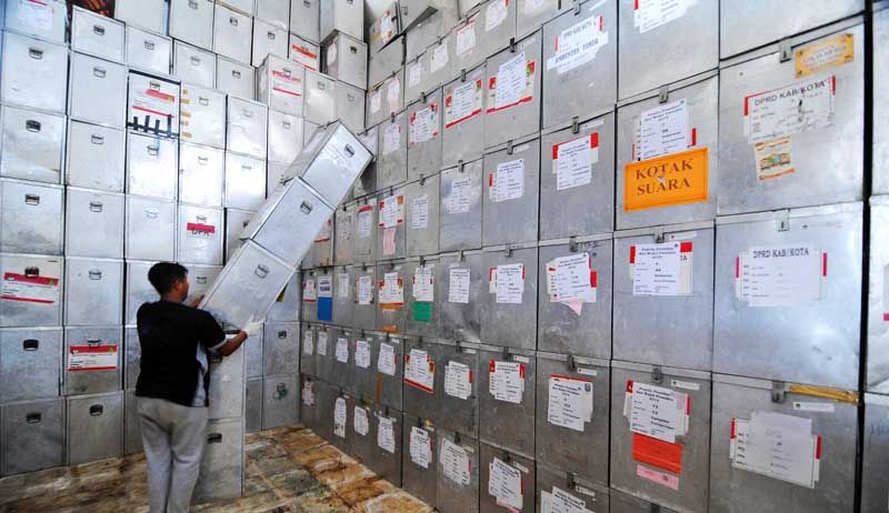 KPU Bengkayang Pastikan Kotak Surat Suara Siap Digunakan