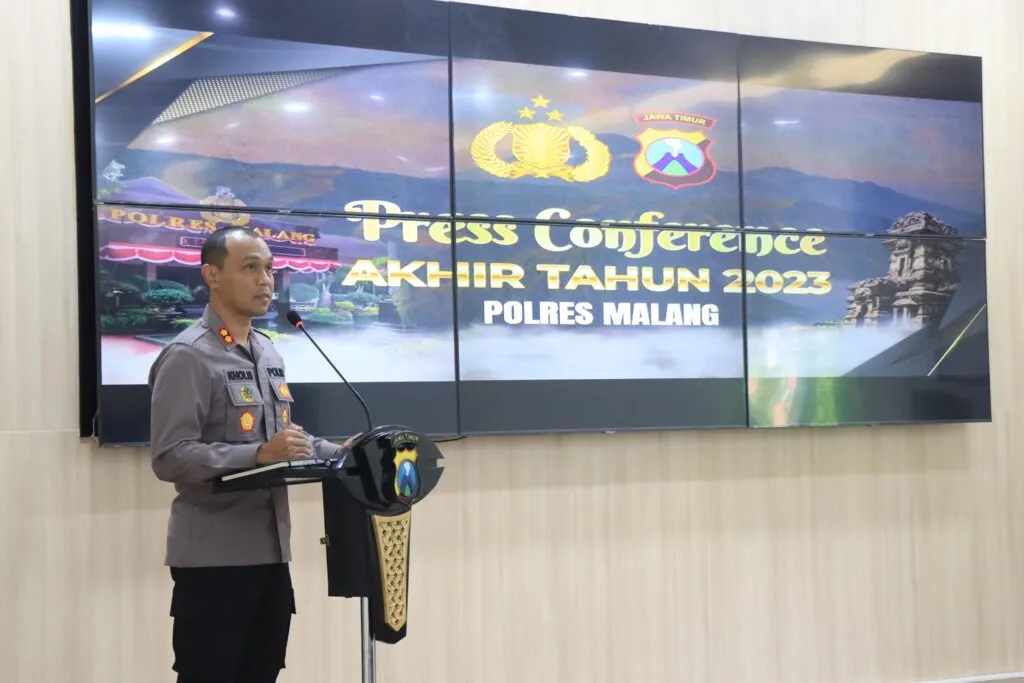 Polres Malang Raih Prestasi Gemilang Dalam Konferensi Pers Akhir Tahun 2023