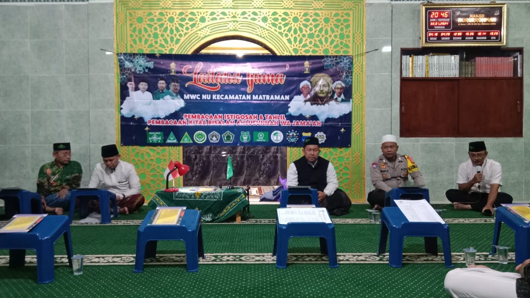 Jalin Silaturahmi Dengan Alim Ulama Jelang Pemilu 2024, Bhabinkamtibmas Hadiri Giatan Lailatul Ijtima
