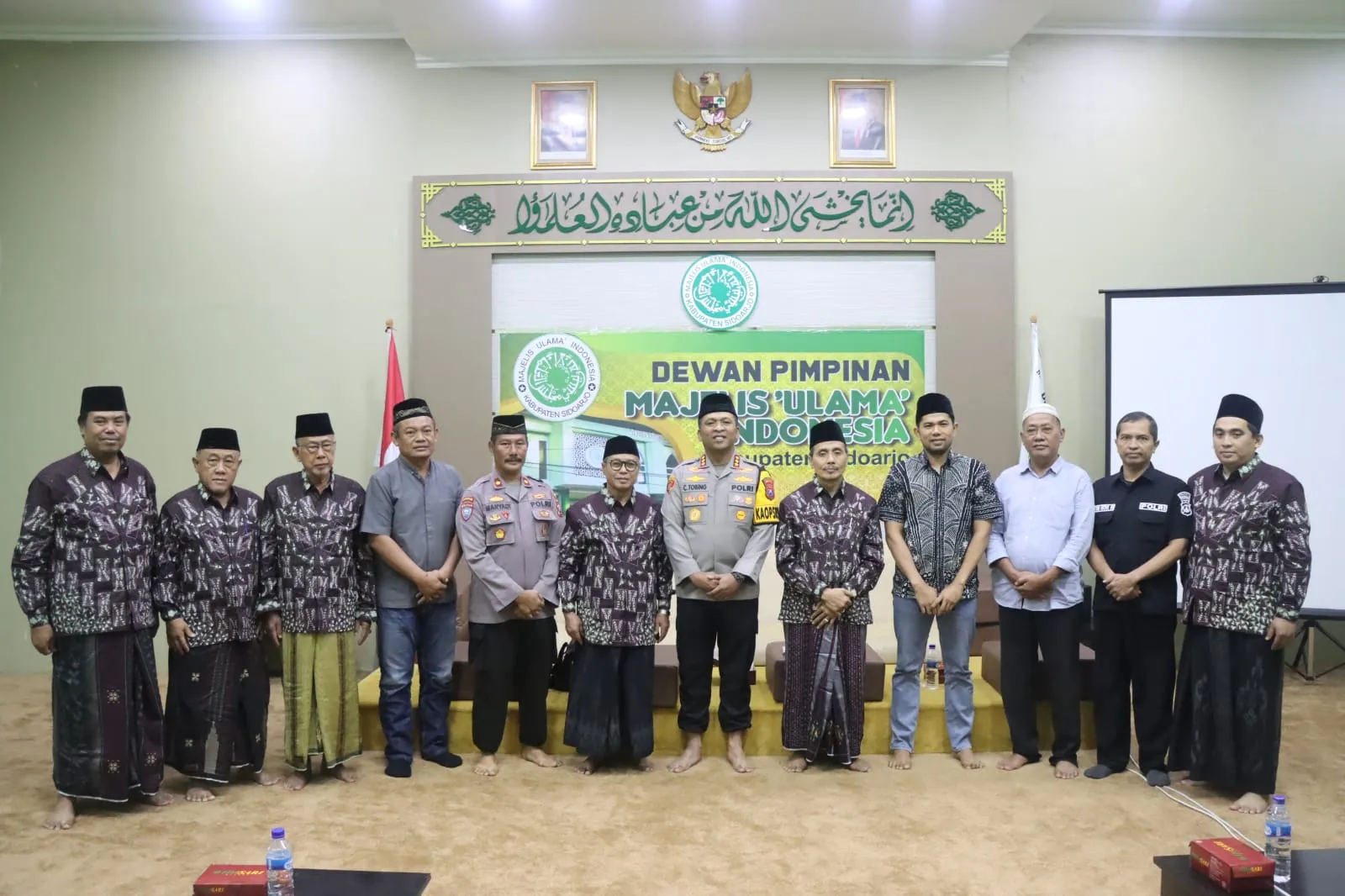 Cooling System Mendekati Pemilu 2024, Kapolresta Sidoarjo Kunjungi MUI