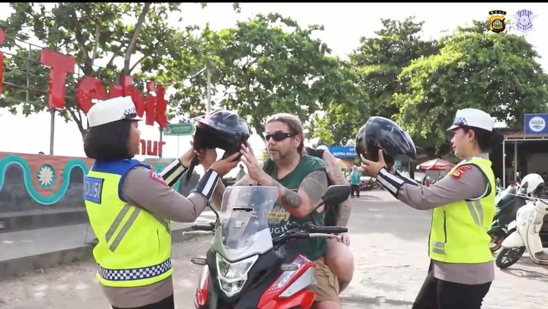 Ditlantas Polda Bali Ajak Wisatawan Tertib Berlalulintas