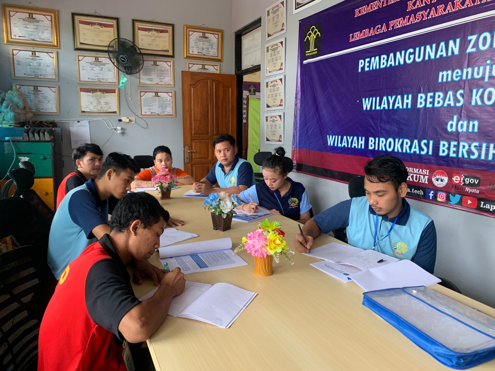 WBP Lapas Kelas IIB Singaraja Memasuki Semester II Lanjutkan Program Pendidikan Kesetaraan